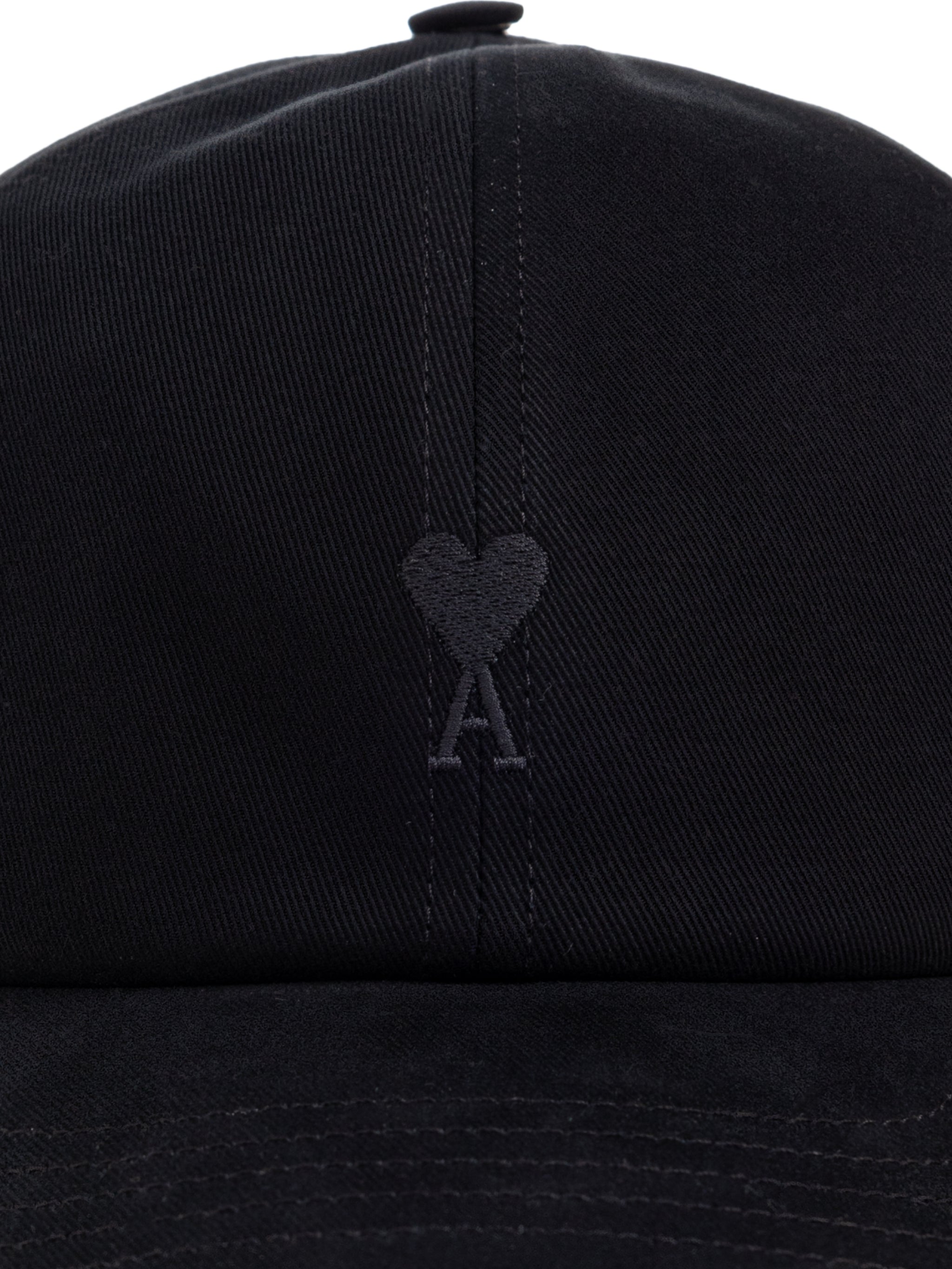 BLACK AMI DE COEUR EMBROIDERY CAP