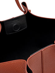 Mochi pebble grain leather