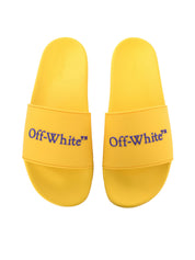 BOOKISH SLIDERS LIGHT ORANGE DARK BLUE