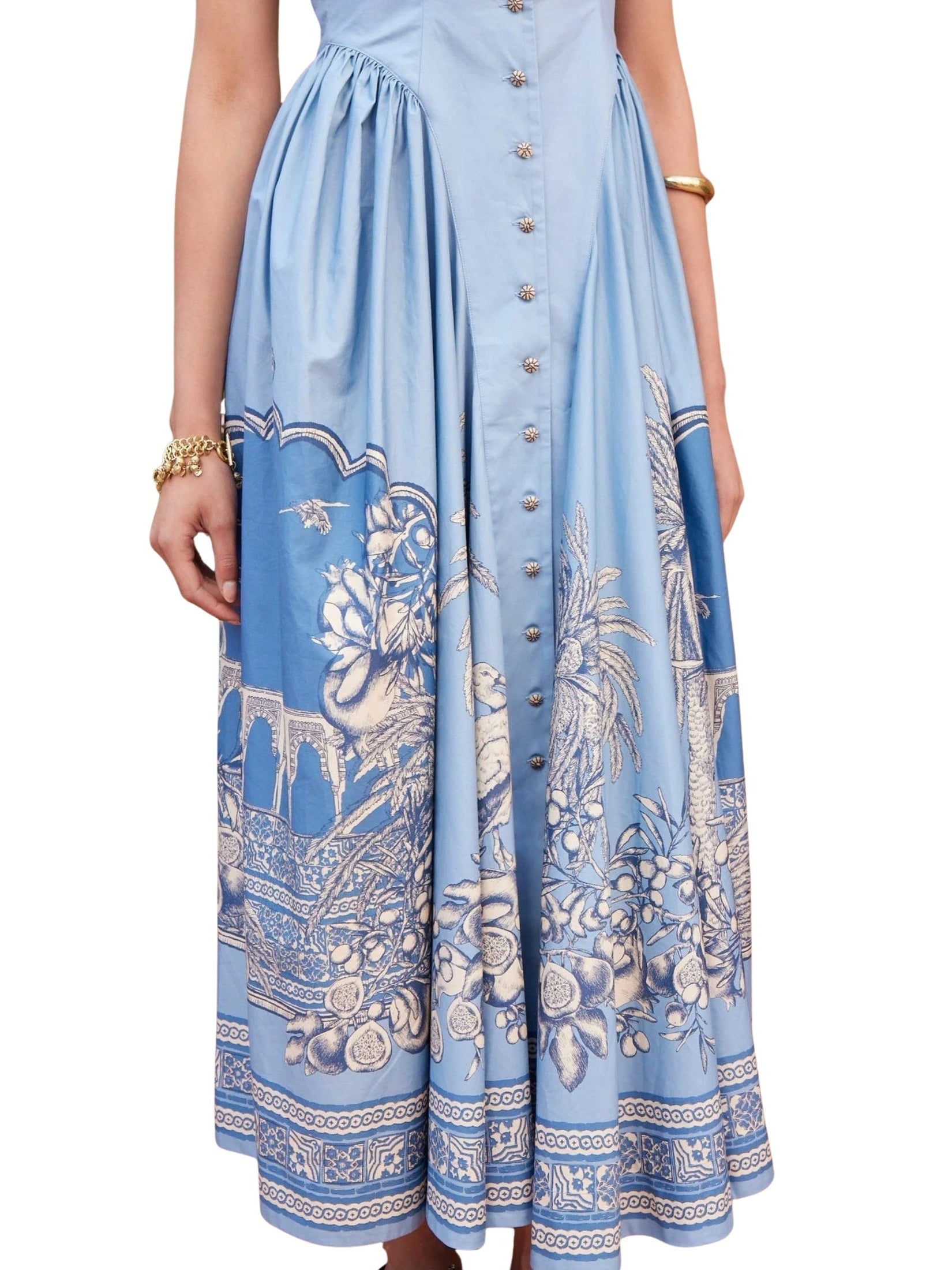 Villa romantica midi dress