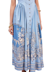 Villa romantica midi dress