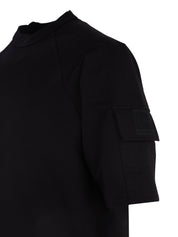 Metropolis series stretch fleece short sleeve sweatshirt