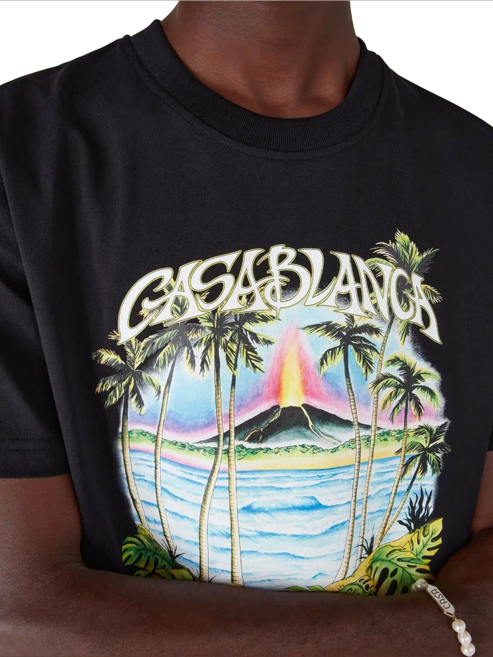 Volcano printed classic t-shirt