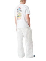 White Tennis Landscape Short Sleeve T‑Shirt