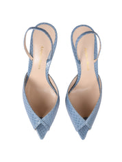 Katy sling watersnake denim blue