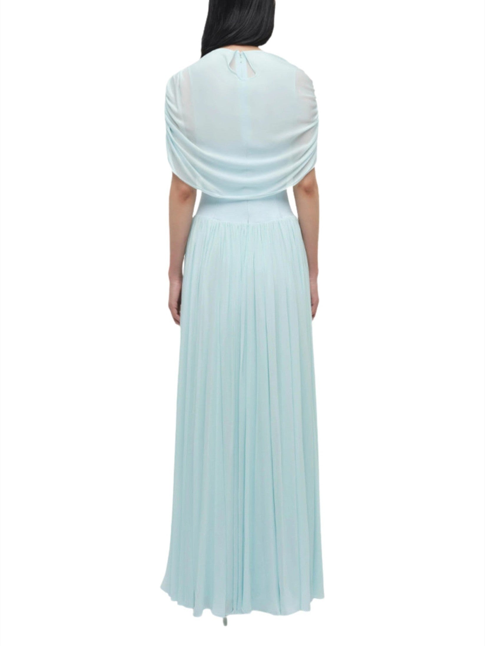 Nancie cape midi dress