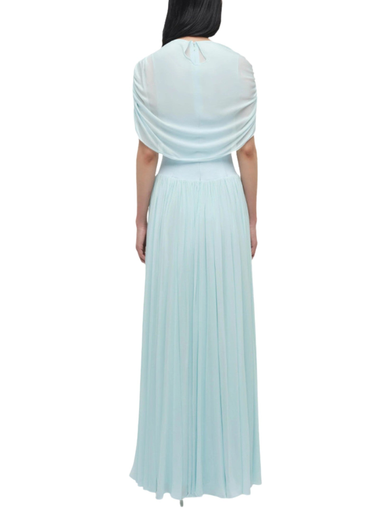 Nancie cape midi dress