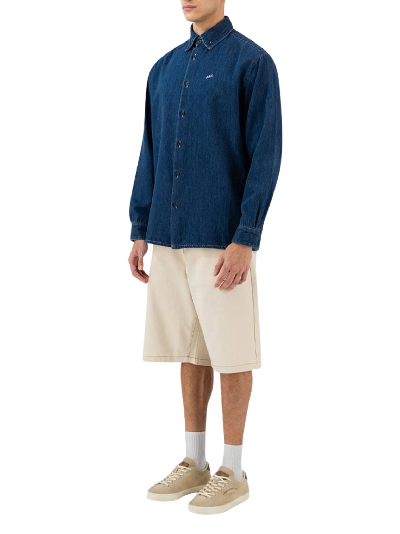 The indigo denim shirt