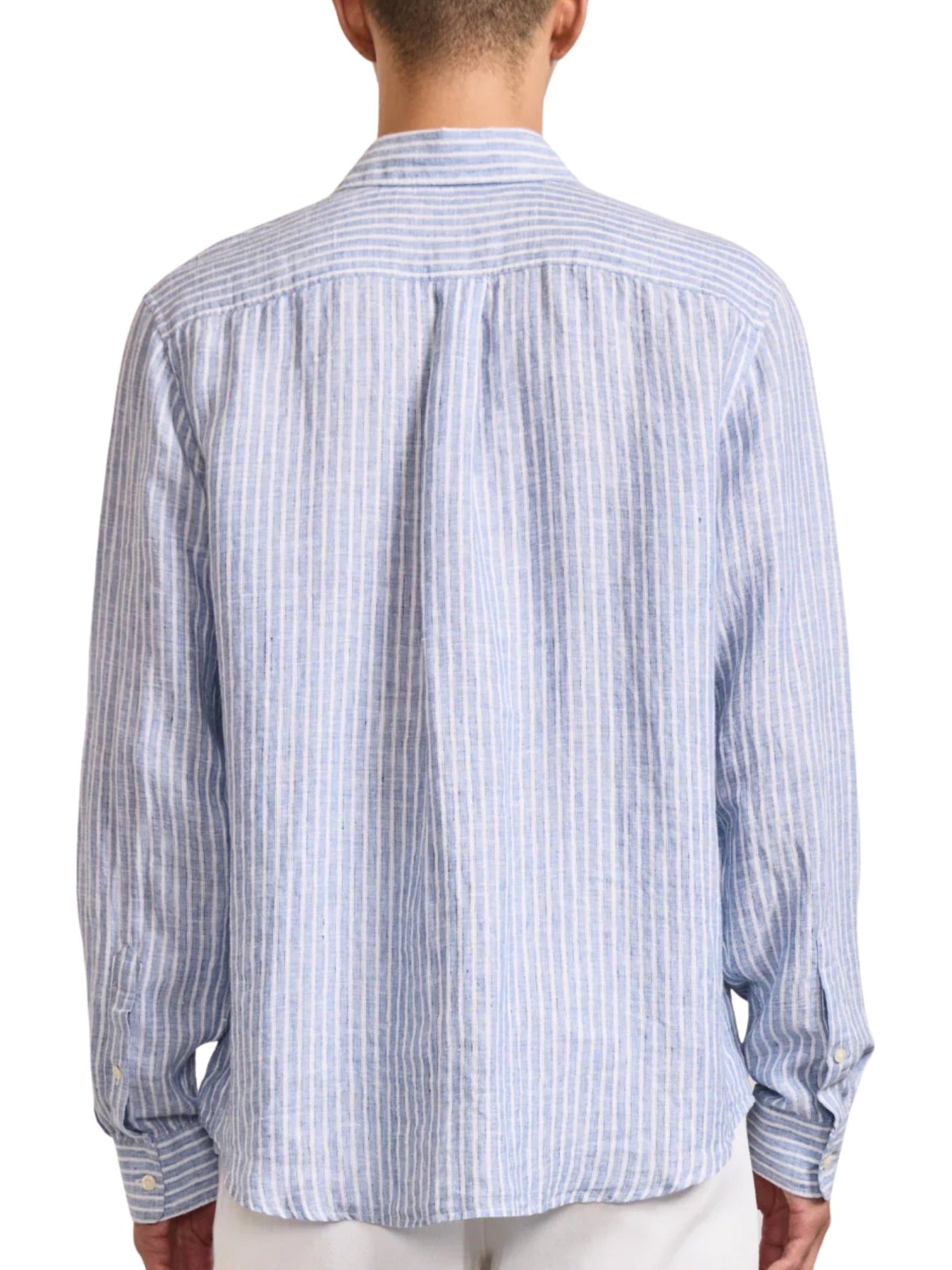 Telles linen l/s striped shirts