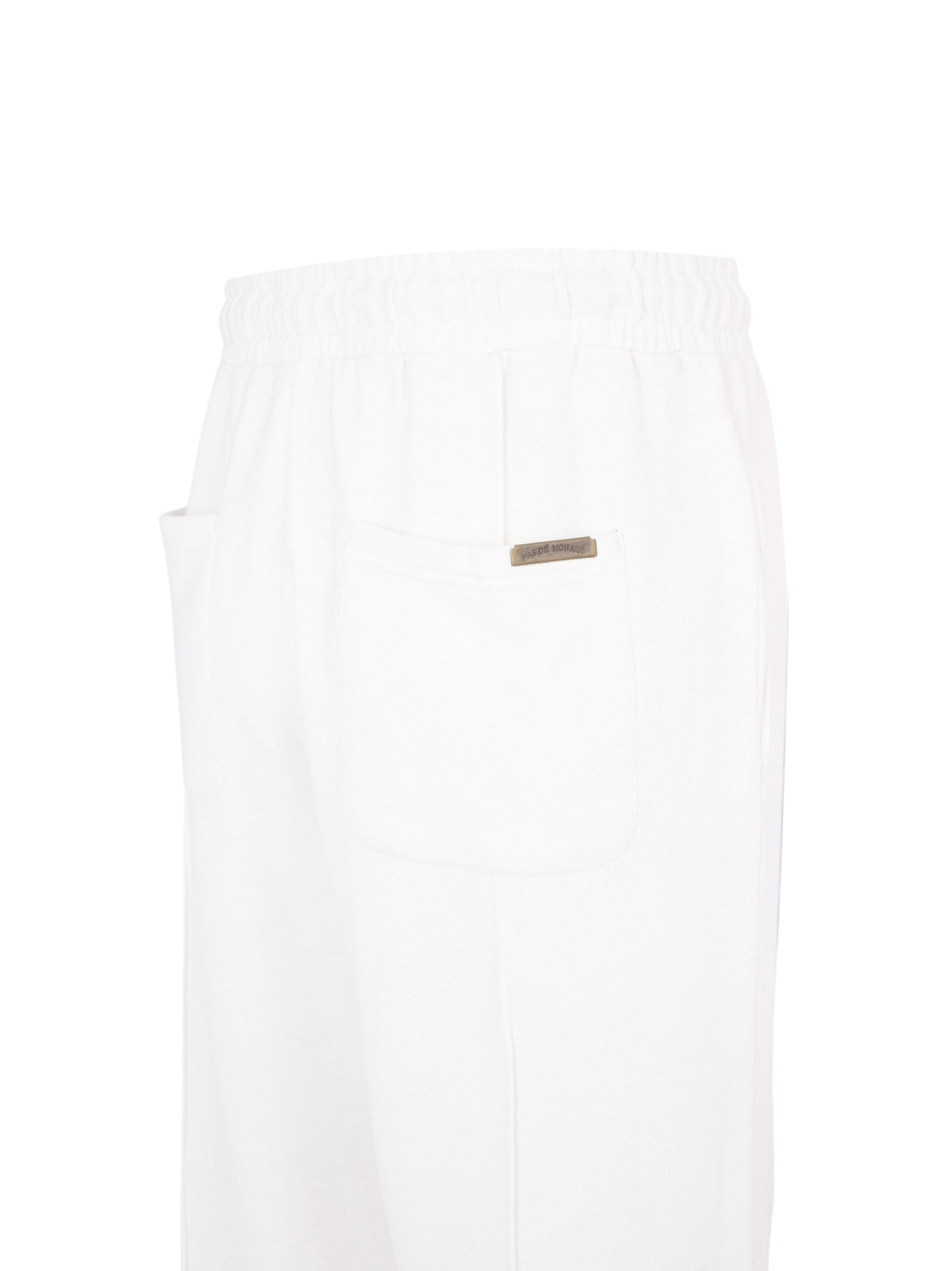 Broderie zip pants