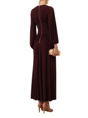 Luna billow maxi dress
