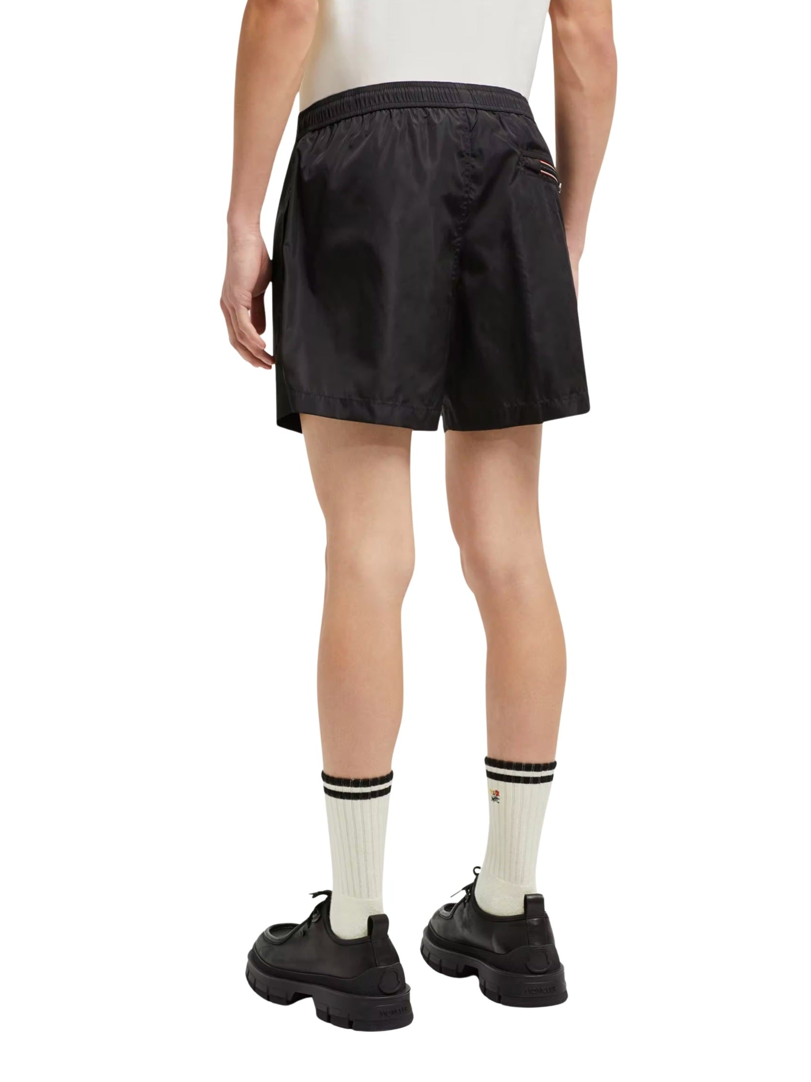 Logo patch swim shorts