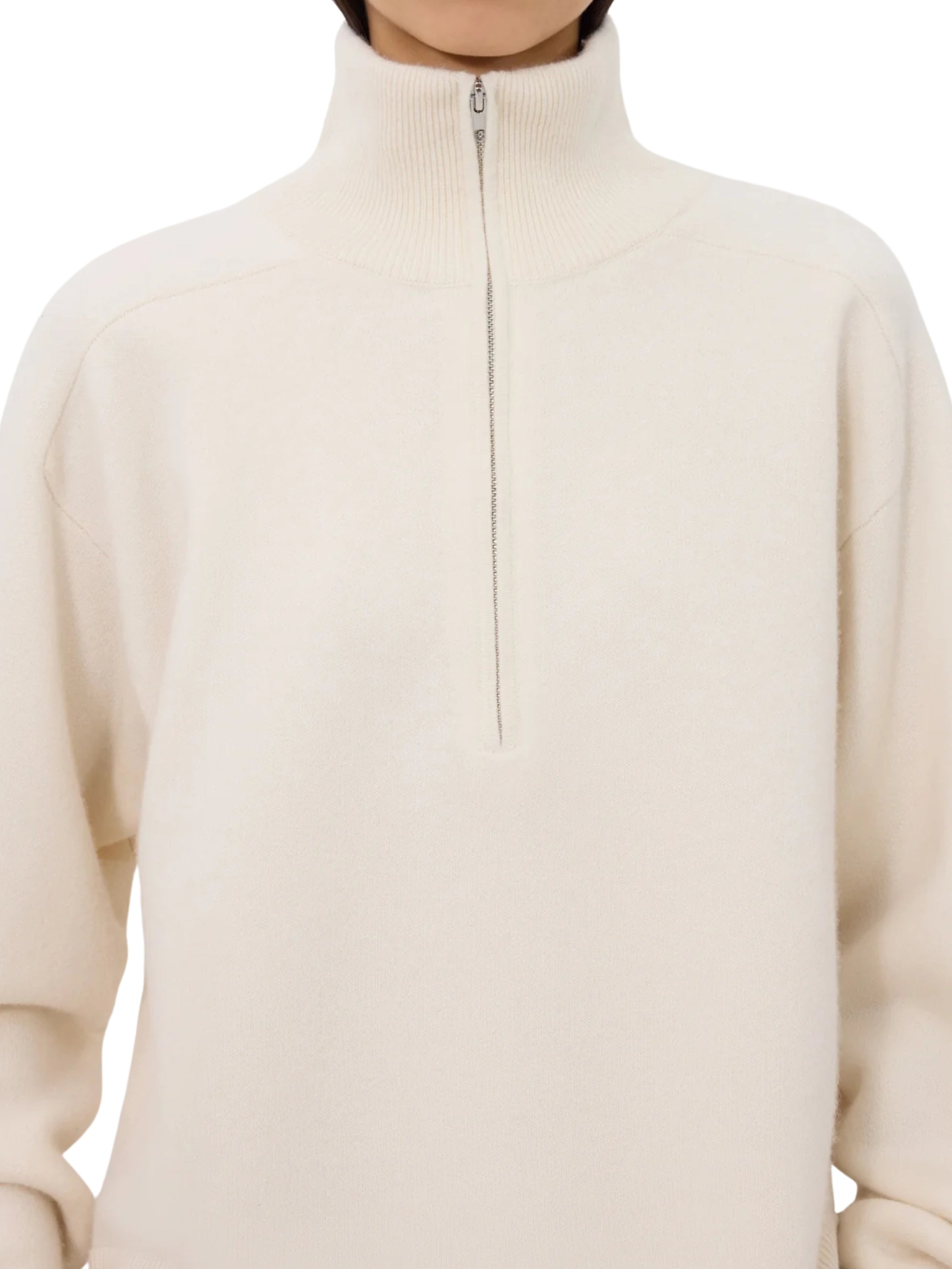 DRIES STAND COLLAR SWEATER