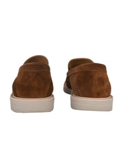 Loafer perf.s.suede brown