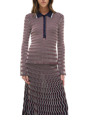 Colleen l/s polo top