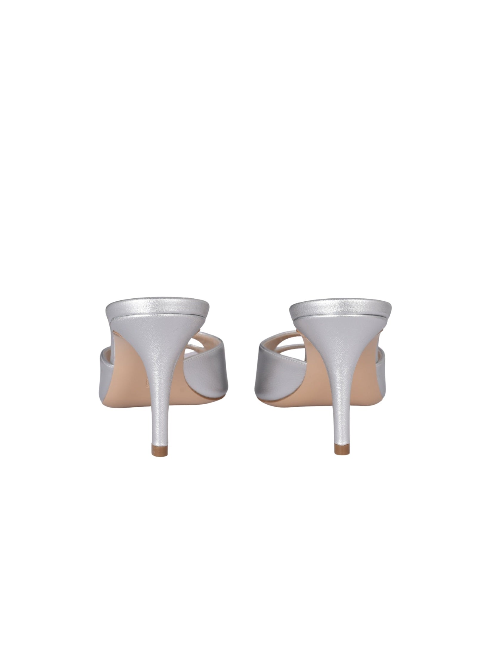 Carol leather mule 75 silver