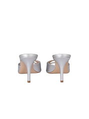Carol leather mule 75 silver