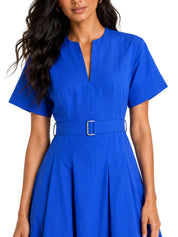 Corinne cotton midi dress
