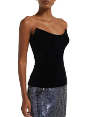 Aiden corset-style maxi dress