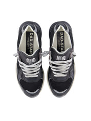 RUNNING DAD MESH AND LEATHER UPPER SUEDE STAR LEATHER TOE AND TONGUE