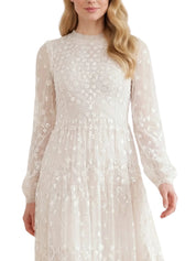 Clover long sleeve ankle gown