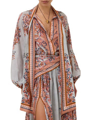 Aster tie neck blouse