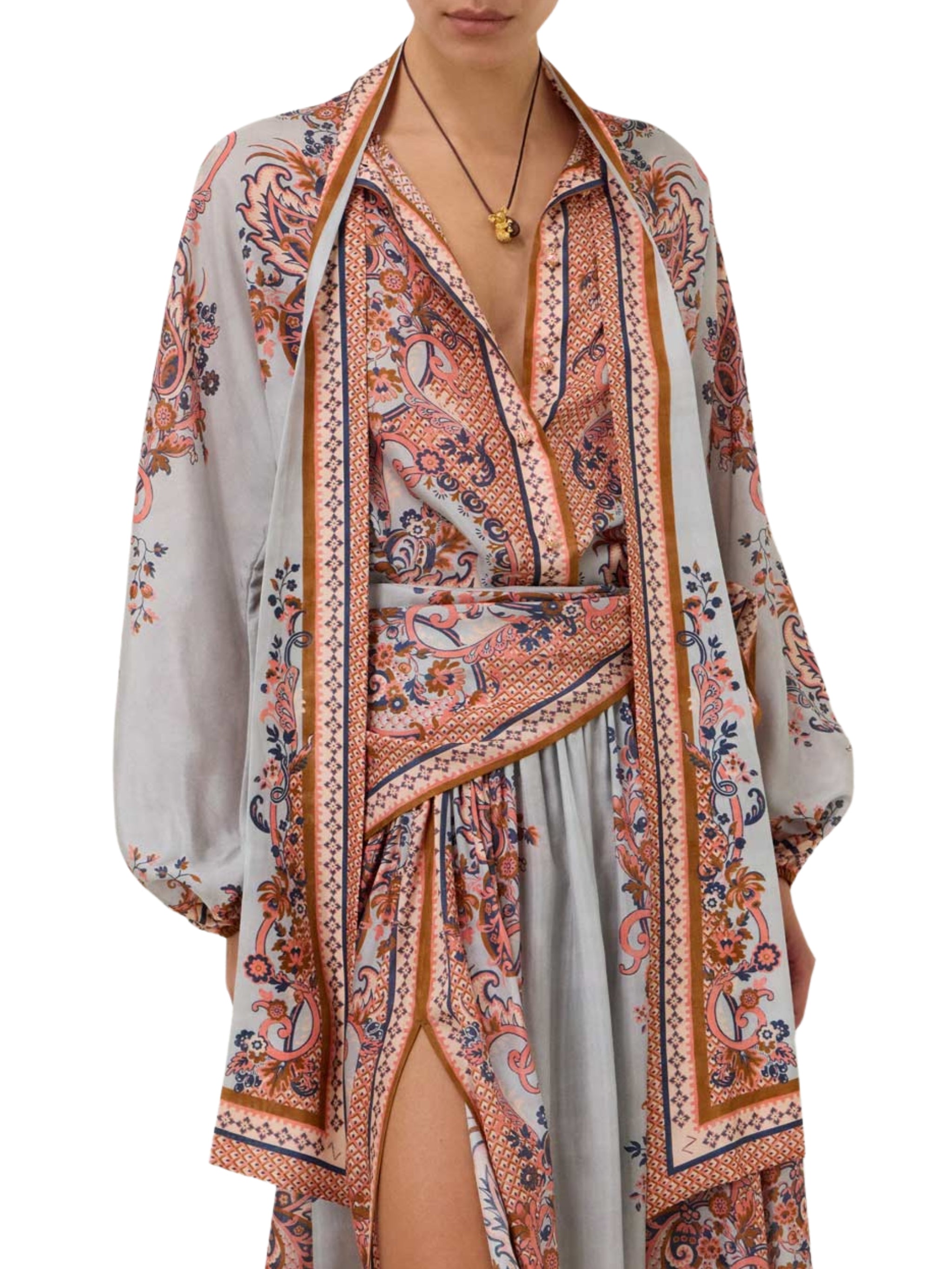 Aster tie neck blouse