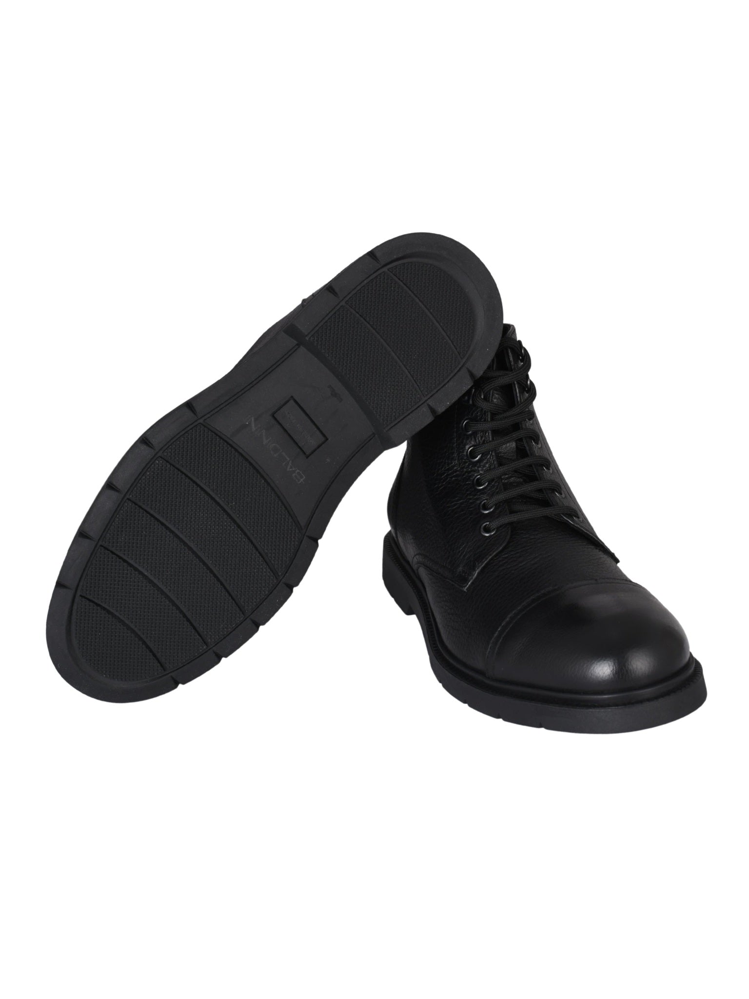 Ankle boot tumb.leat. black