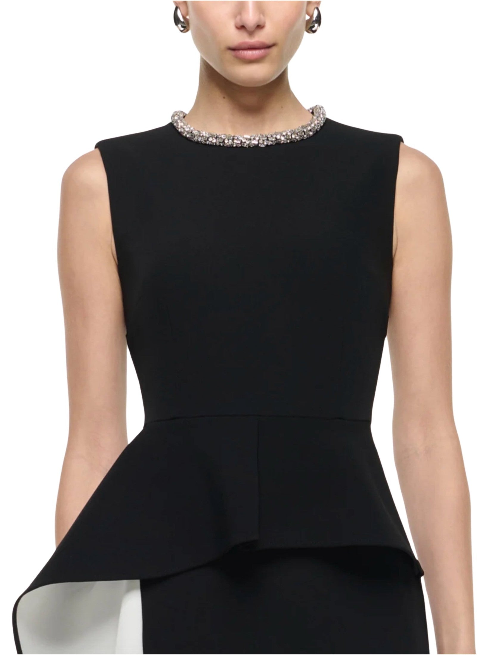 Waist drape gown