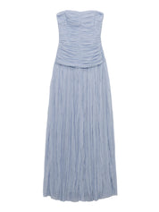 Danielle crinkle jersey bustier gown