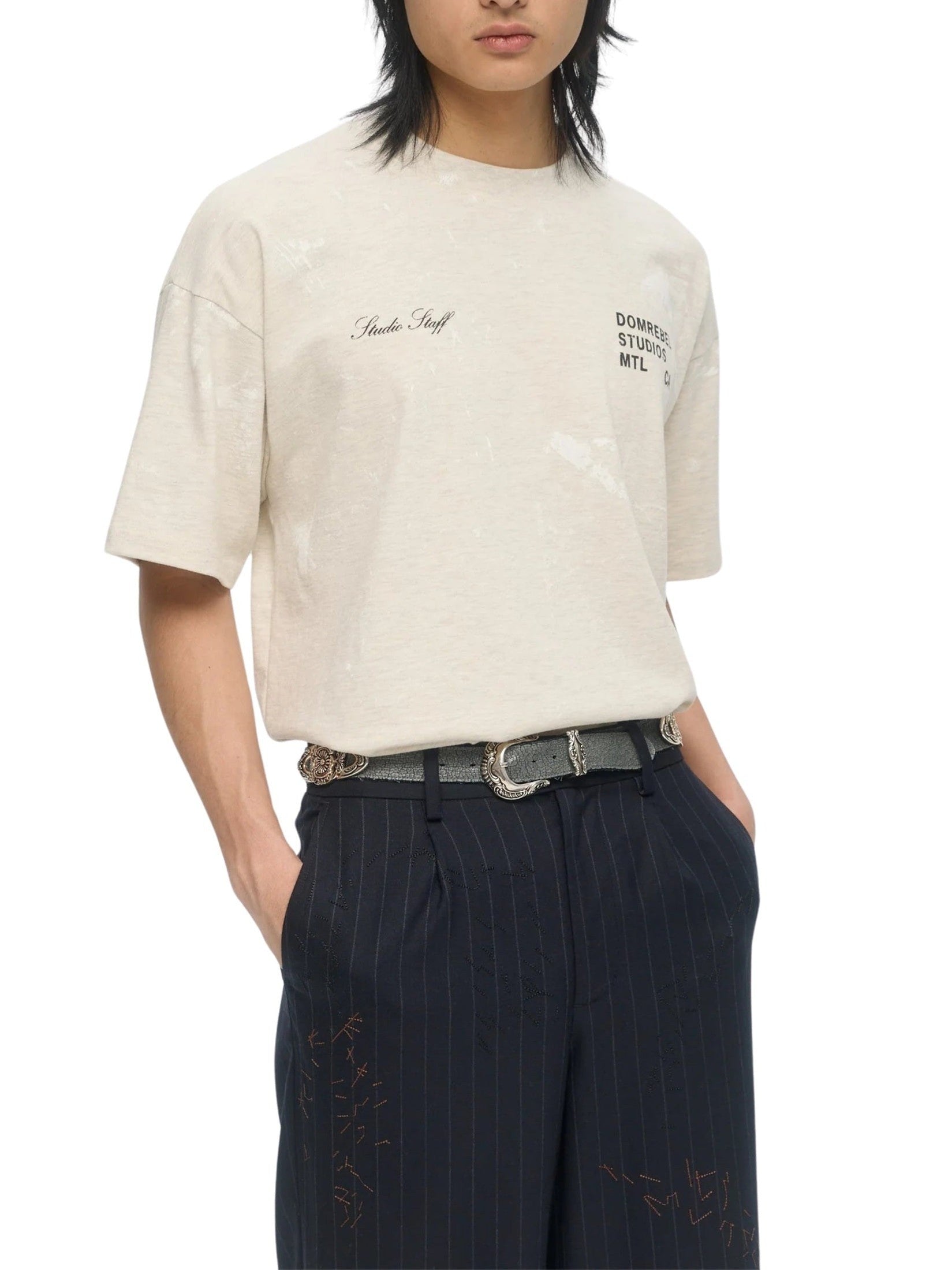 Staff t-shirt greige
