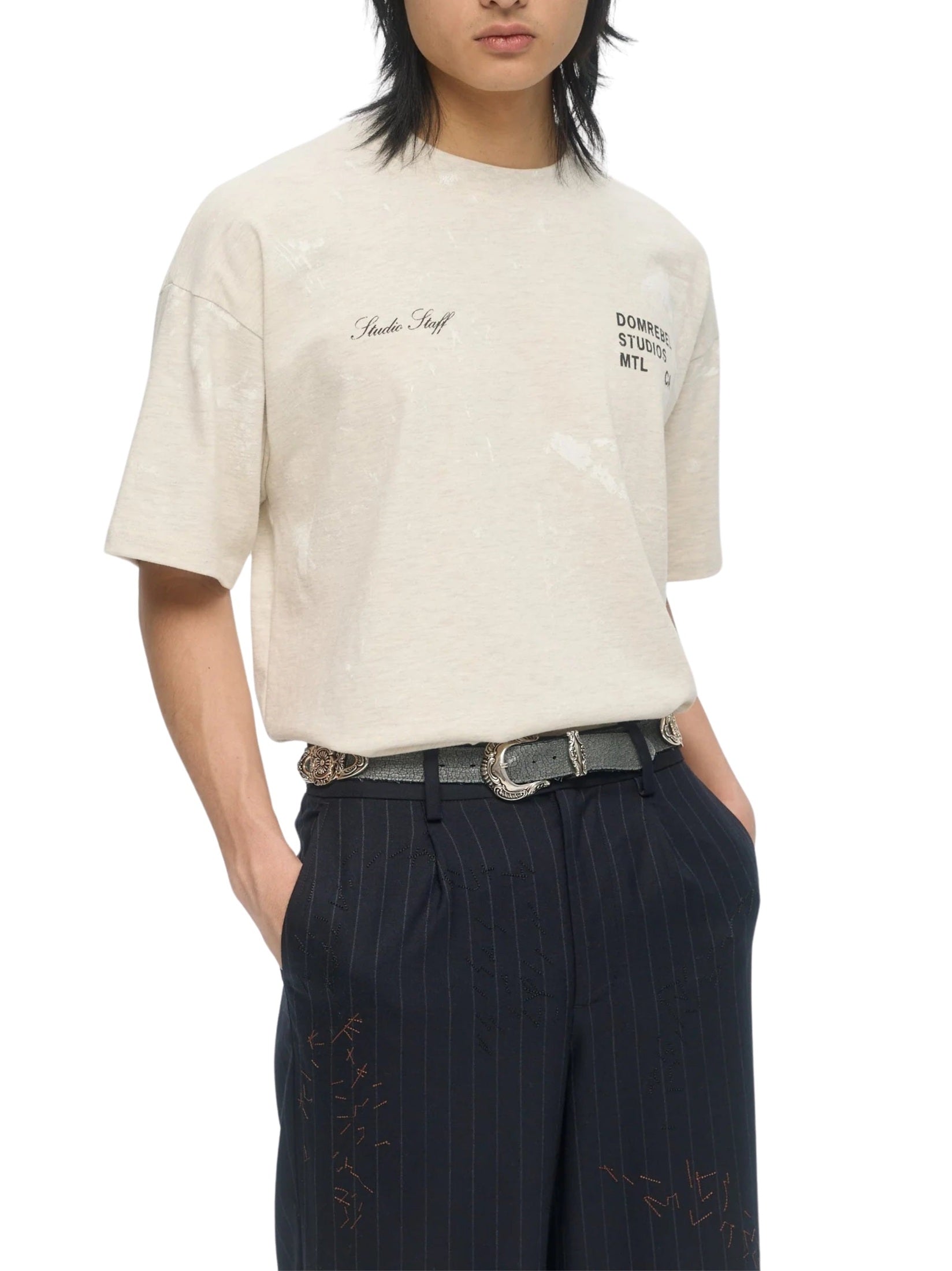 Staff t-shirt greige