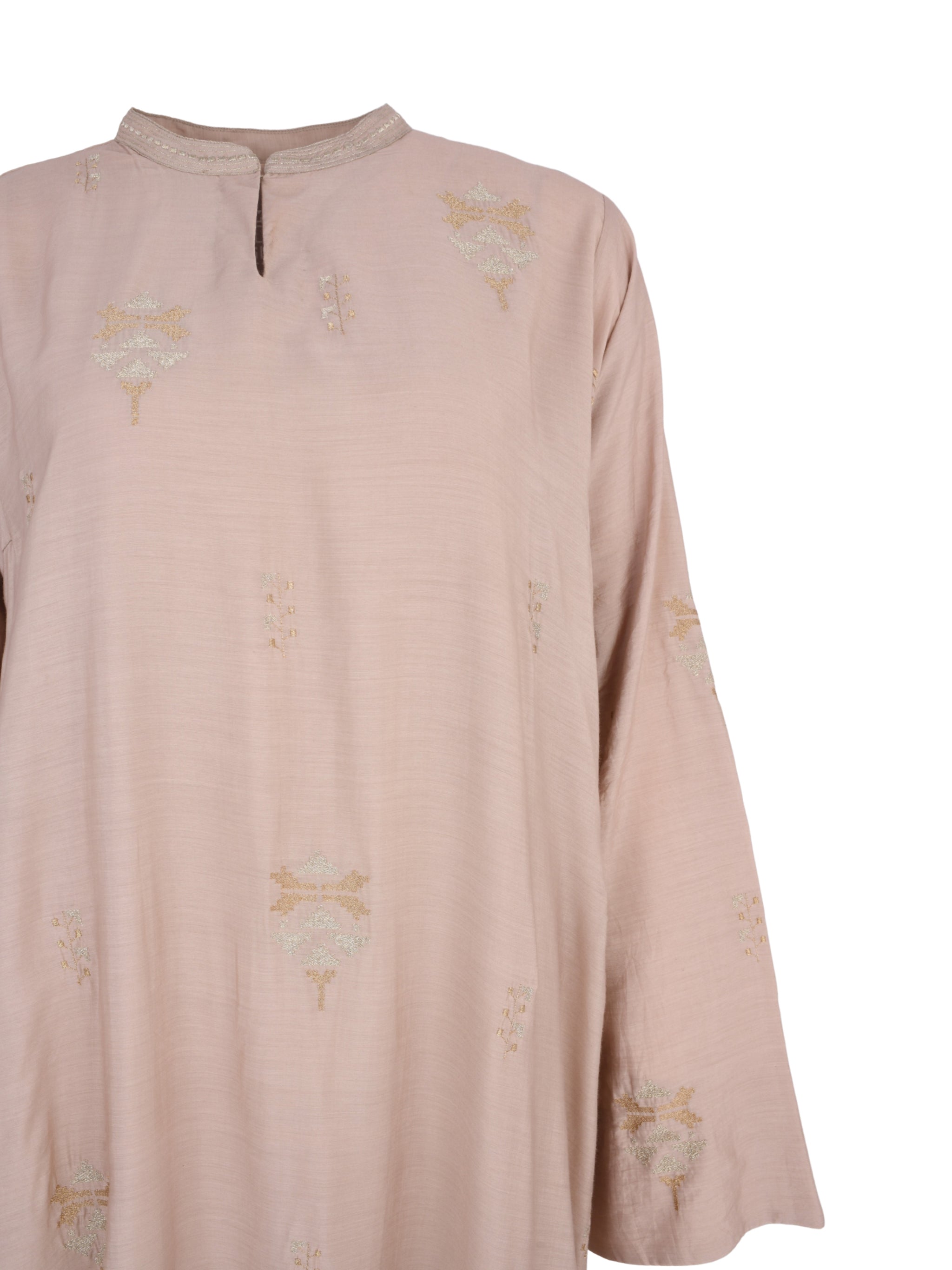 A line silk-cotton kaftan