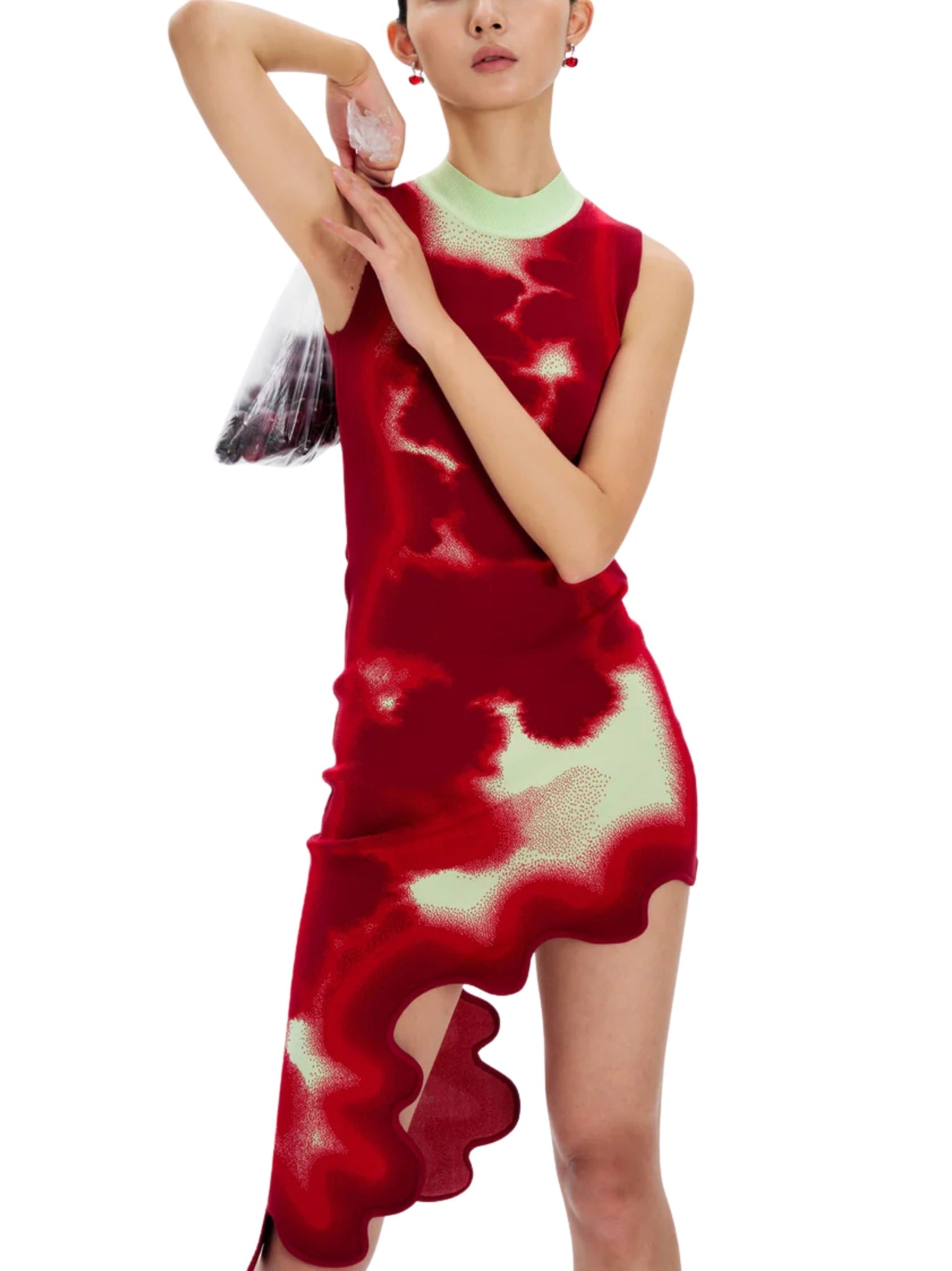 Brooklyn tie-dye wavy dress