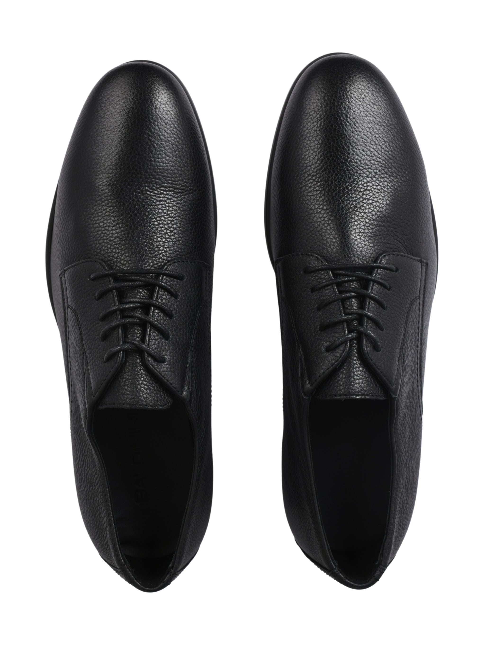 Lace up tumb.leat. black
