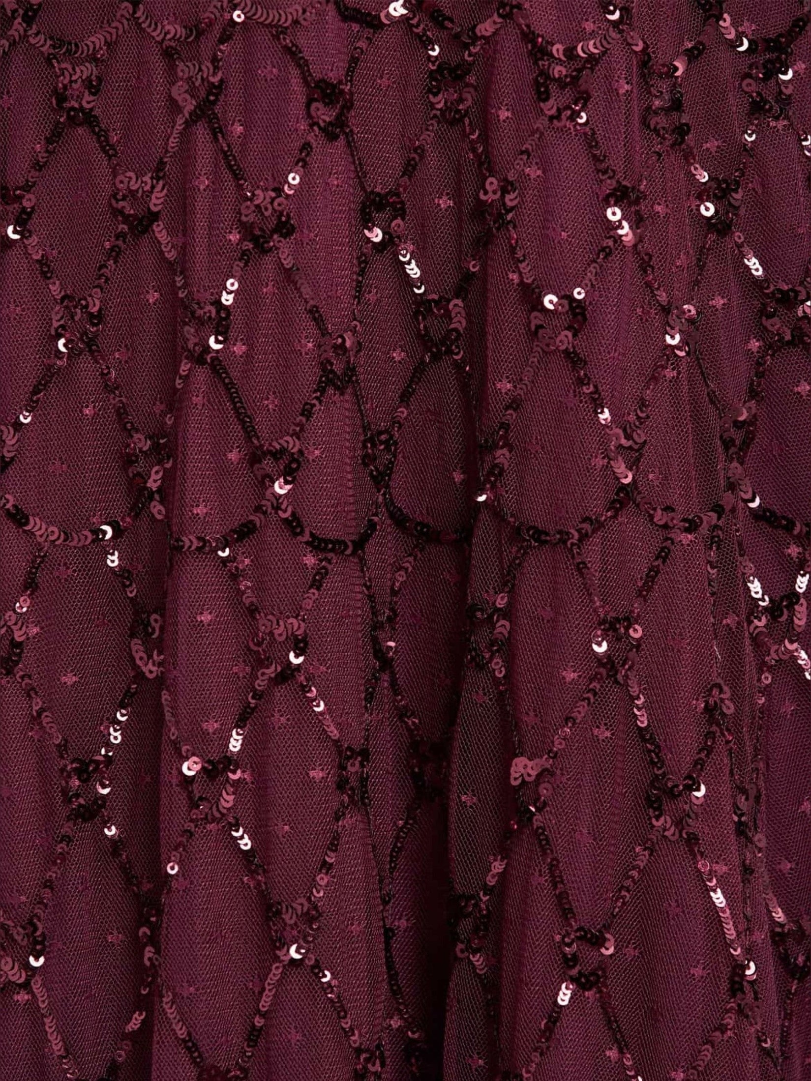 Heart lattice ankle gown