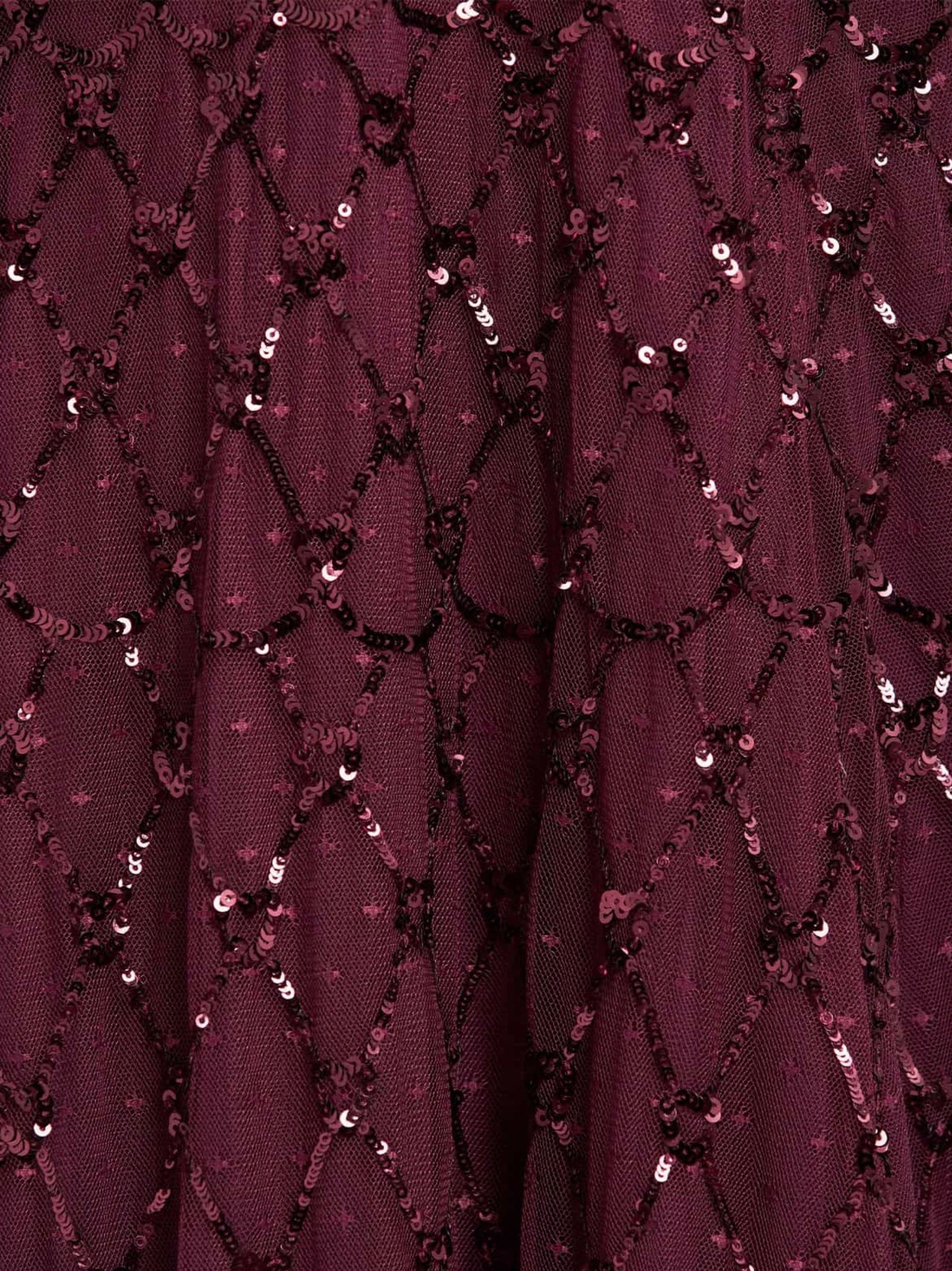 Heart lattice ankle gown