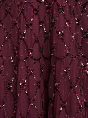 HEART LATTICE ANKLE GOWN