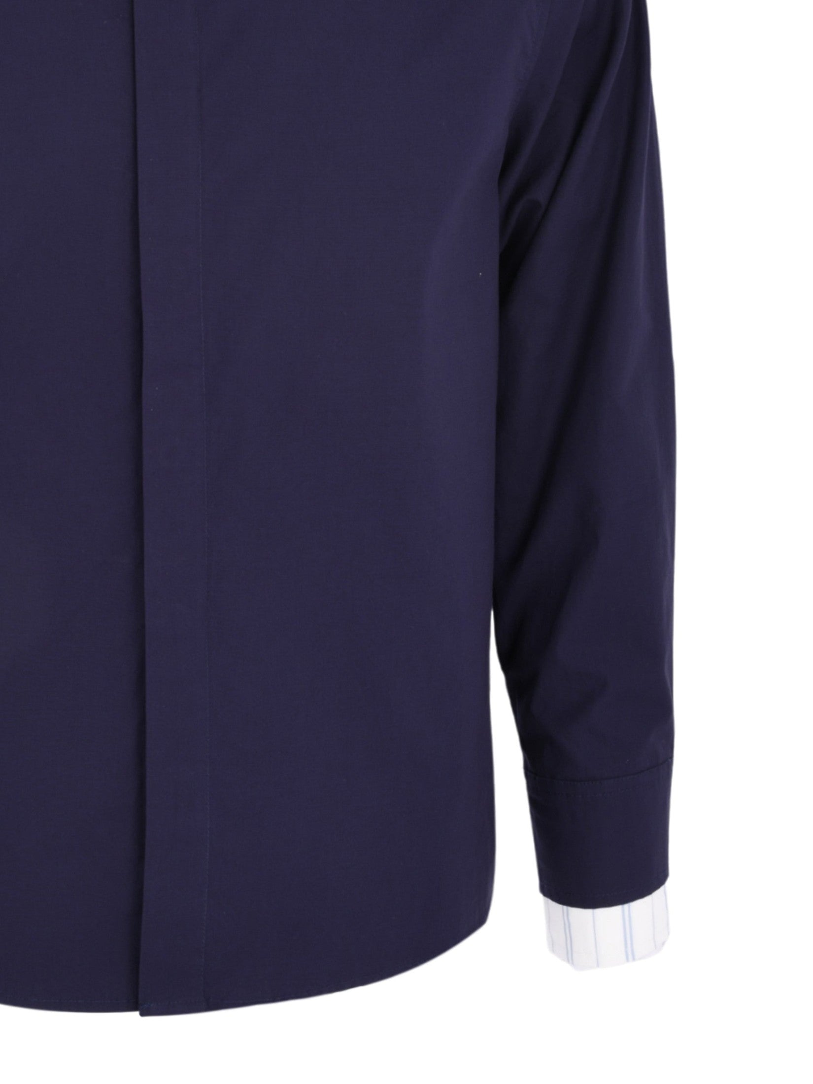 Navy double stripes shirt