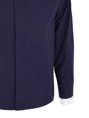 NAVY DOUBLE STRIPES SHIRT