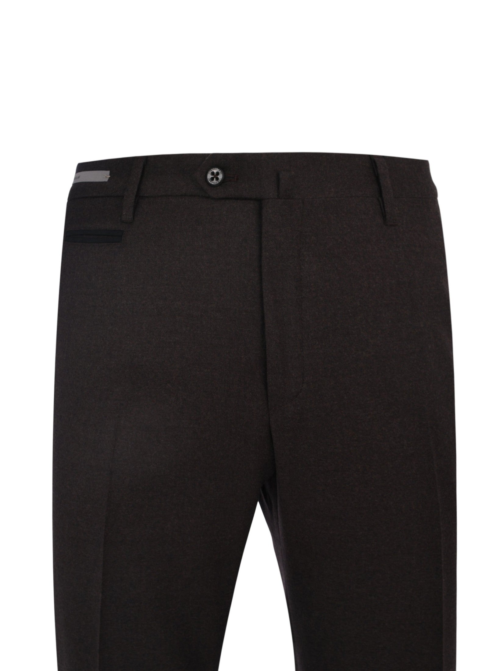 Trousers Brick Brown