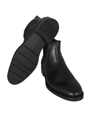 Ankle boot tumb.leat. black