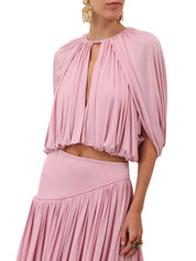 Alchemy caped blouse
