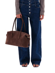 BRIOCHE DUFFLE CHOCOLATE SUEDE