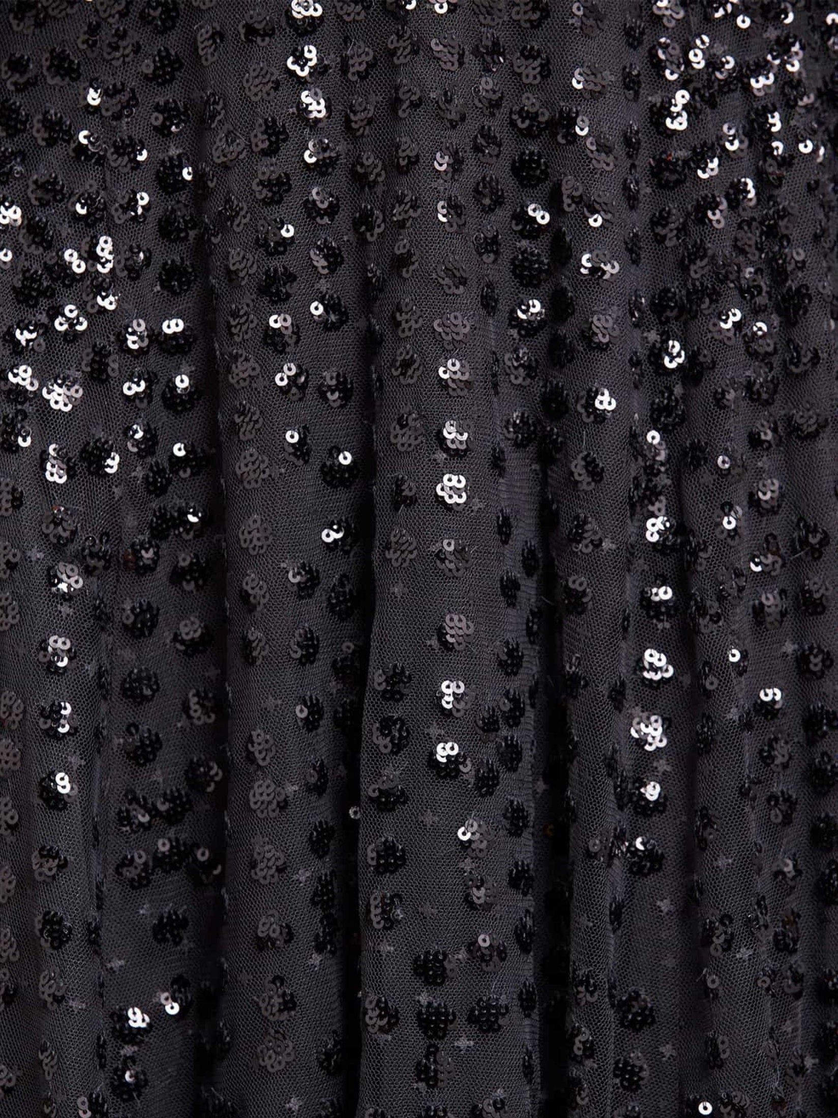 Raindrop cape ankle gown