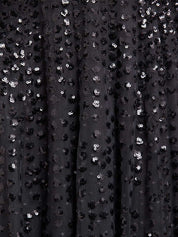 RAINDROP CAPE ANKLE GOWN