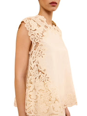 Amelie sl linen top