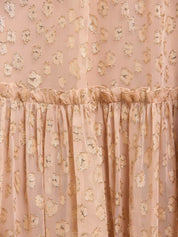 HARPER LUREX CAPE ANKLE GOWN