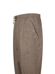 Linen drawcord pants