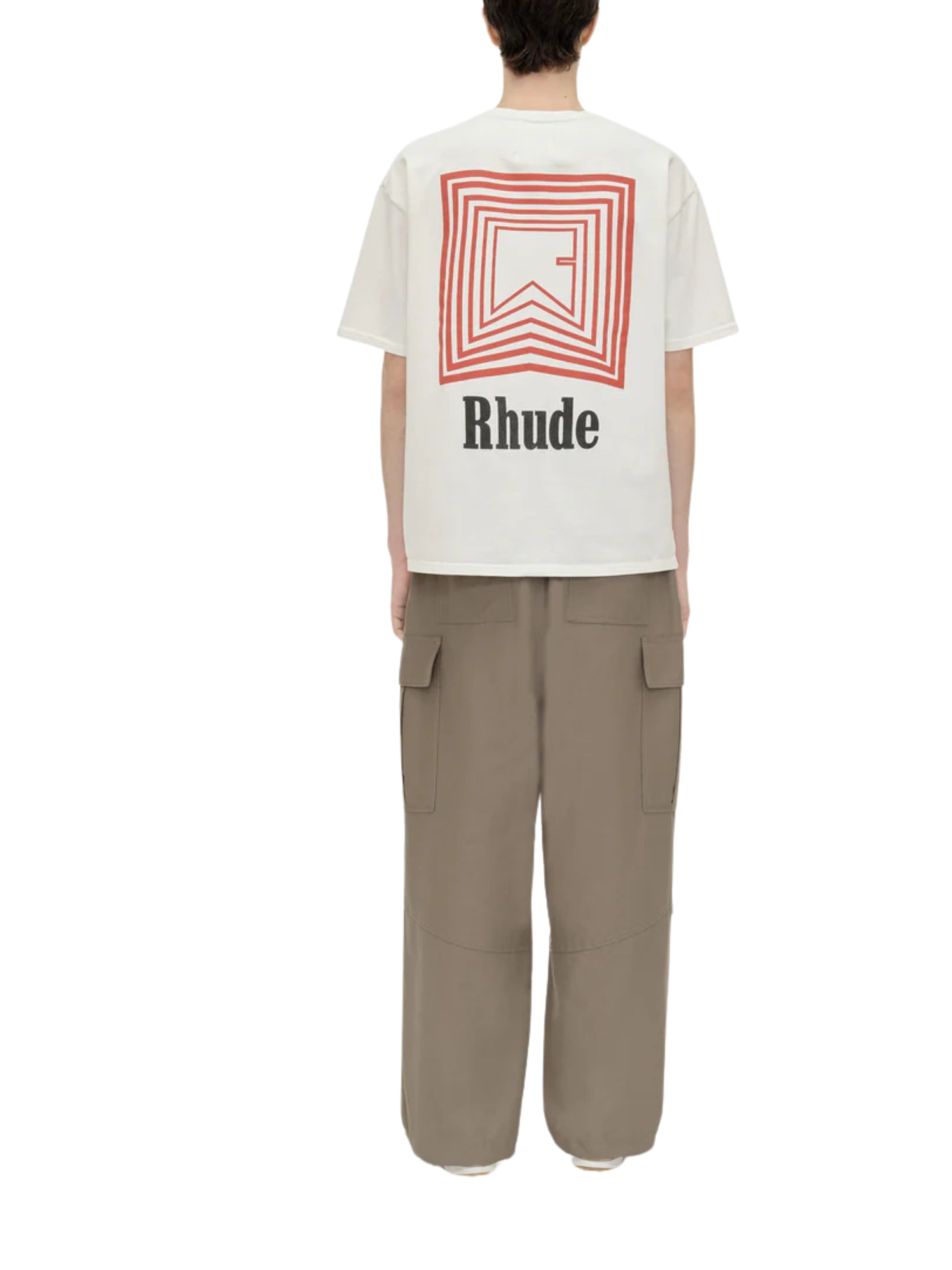 CHEVRON LOGO REPEAT TEE